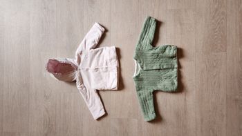 Lot 2 vestes bébé fille – 3 mois – Pom Petit Pom & Kiabi