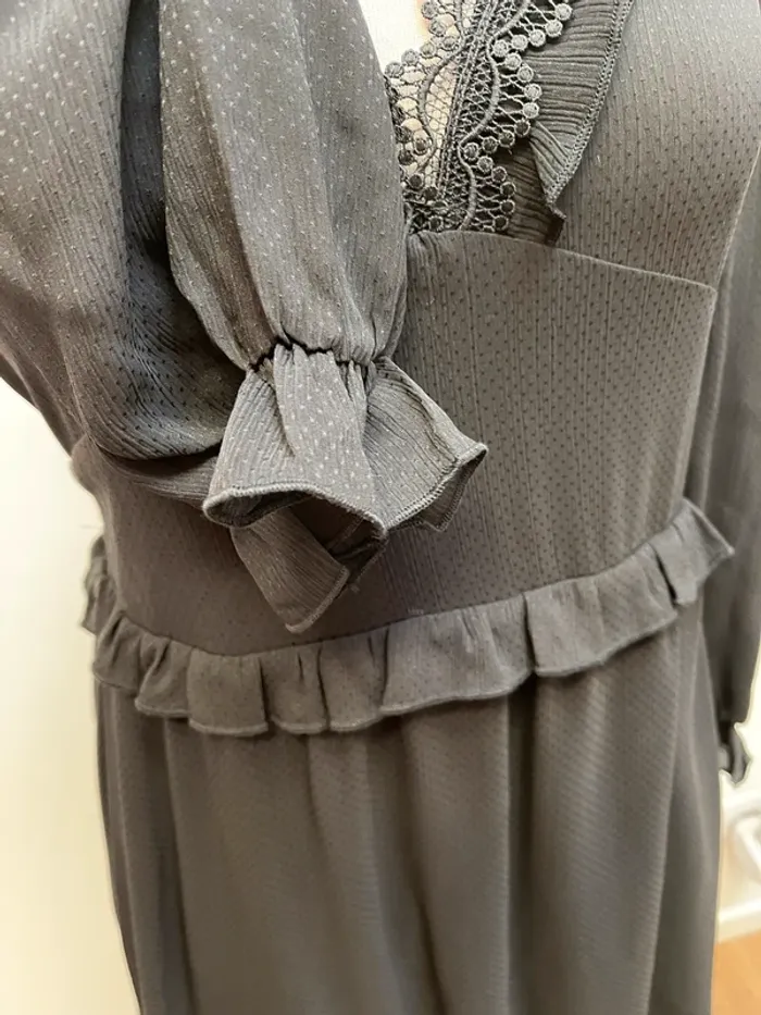Superbe robe noire fluide Atelier Evene 🌸 S M 36 38 - photo numéro 5