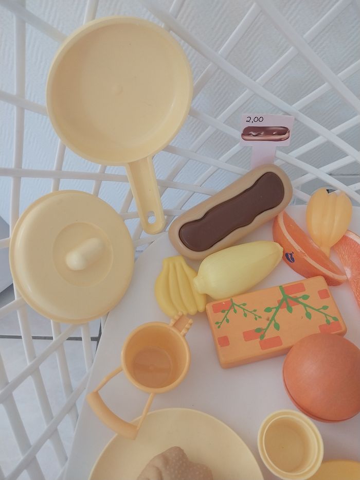 Lot dînette vintage jaune & orange – 70s vibes ! - photo numéro 5