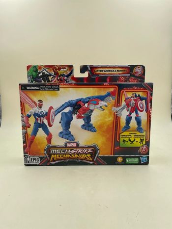 Figurines Marvel MechStrike Mechasaurs Captain America & Redwing Hasbro neuf