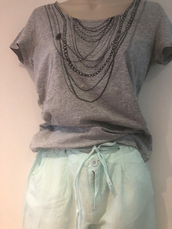 Pantalon d’été en lin et coton tissia taille 38 - photo numéro 14