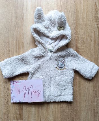 Gilet zippé Pampam 3mois Disney