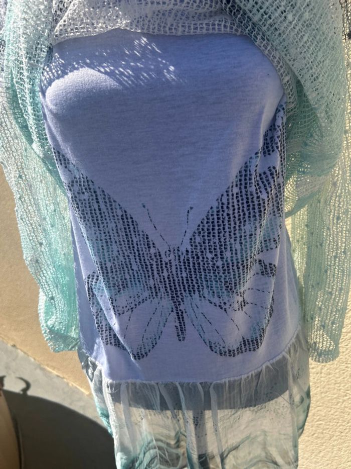 Blouse papillon taille XL - photo numéro 2