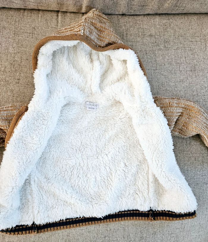 Gilet sherpa 12mois NEUF - photo numéro 2