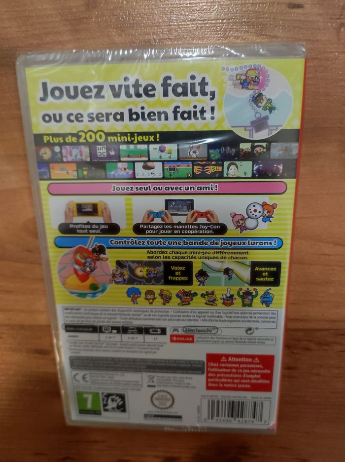 Jeu vidéo Nintendo Switch wario ware get it together neuf sous blister - photo numéro 2