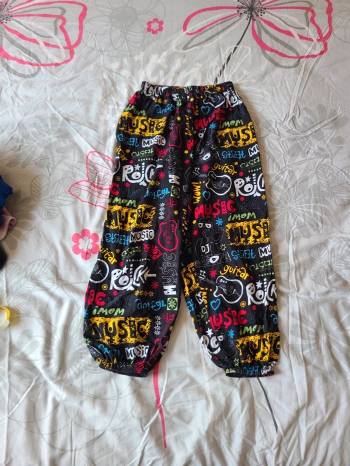 Pantalon léger motifs 12 ans fille - photo numéro 3