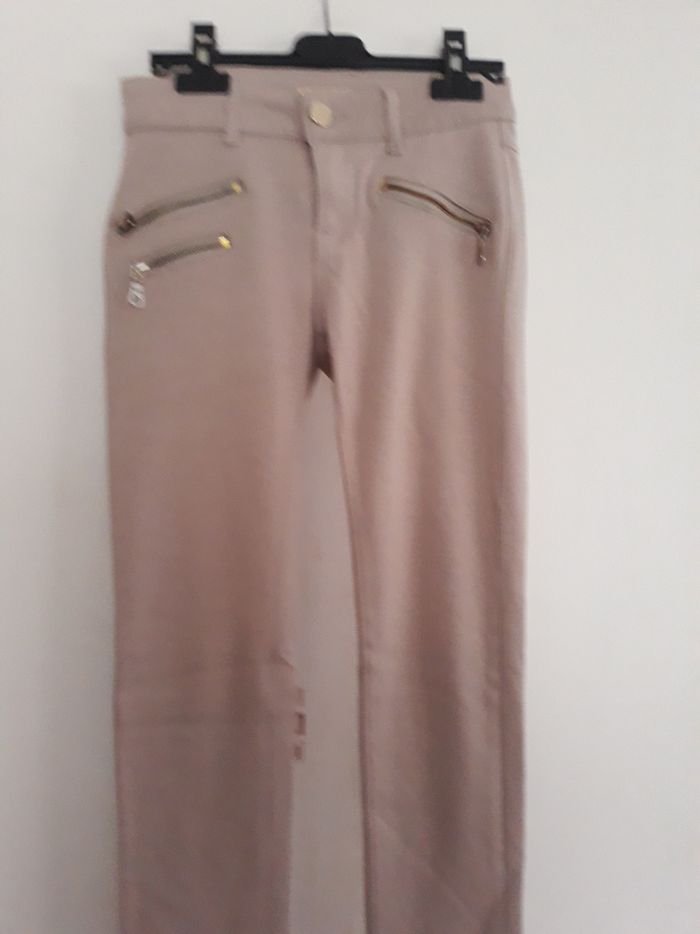 Leggings beige fille