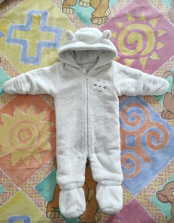 Combinaison polaire bébé - taille 1 à 3 mois