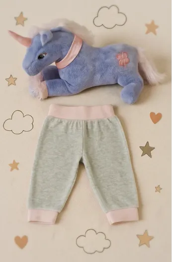 Pantalon bébé 9-12M Douillet & confortable pour la maison