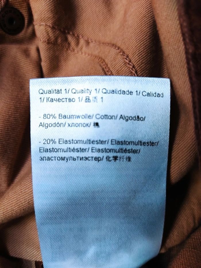 Pantalon femme bicolore marron Escada Sport 34 Neuf - photo numéro 6