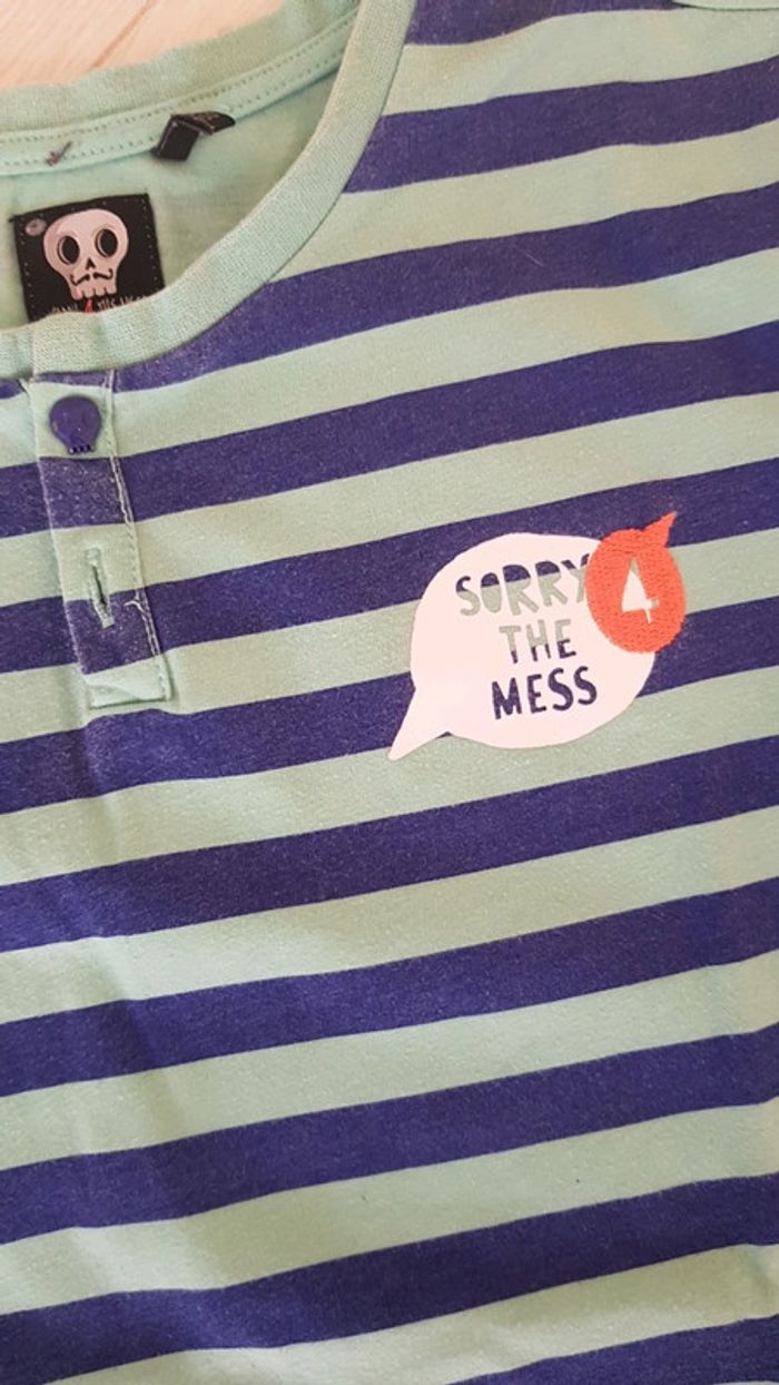 Lot de 2 teeshirts garçon 12ans ikks - photo numéro 5