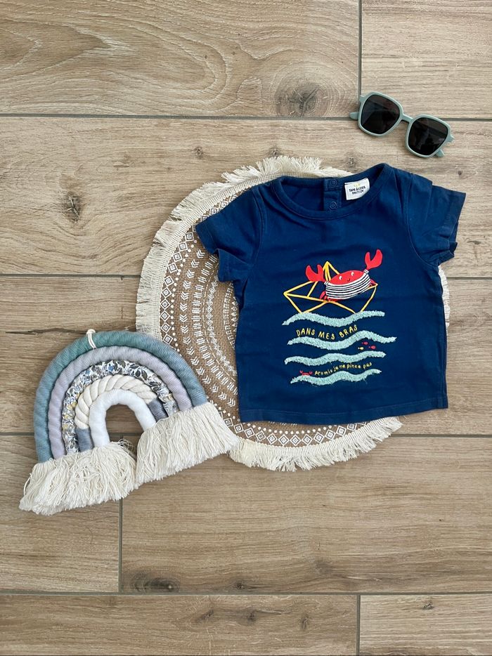 Tshirt crabe Tape à l’œil 9mois 🦀