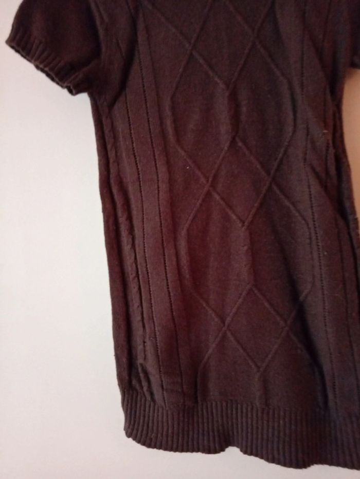 Jolie robe pull marron. 6 ans - photo numéro 6