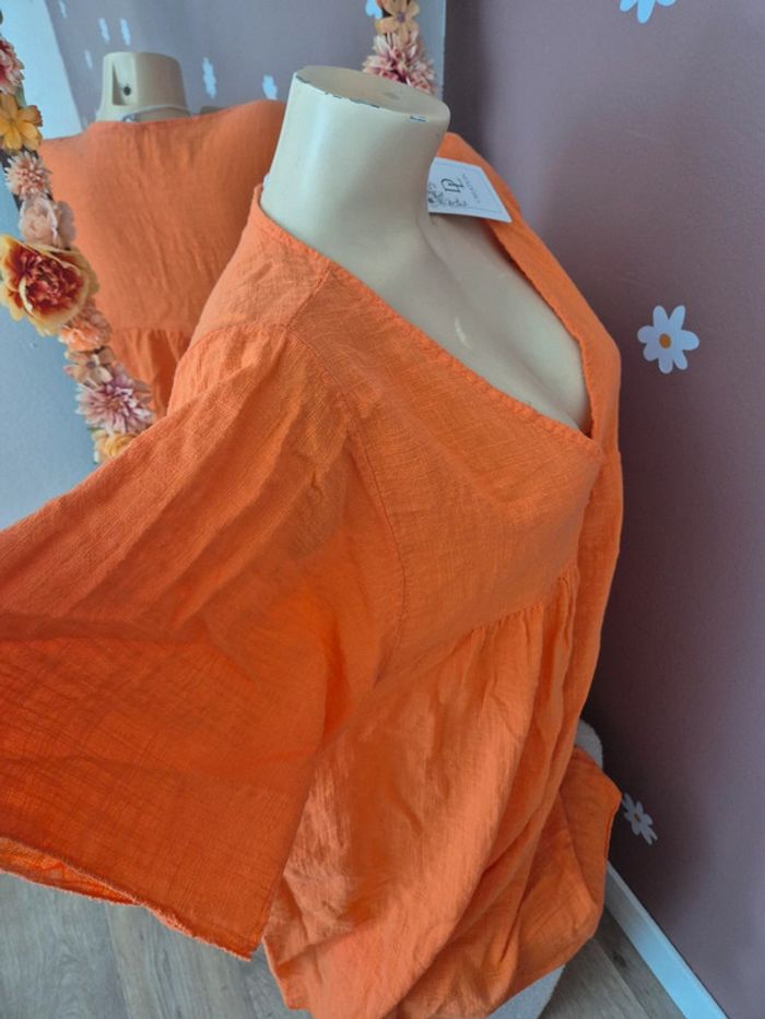 Robe légère orange - photo numéro 4