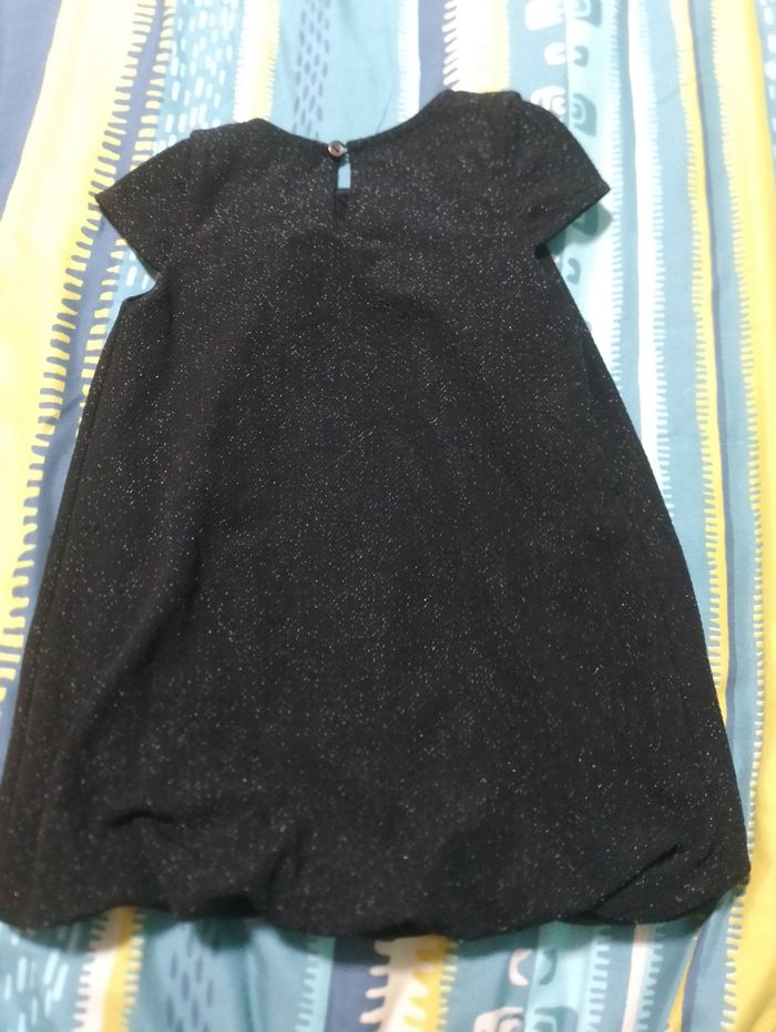 Robe noir de fêtes 3 ans brillante - photo numéro 7