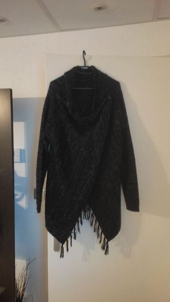 Veste châle en lainage