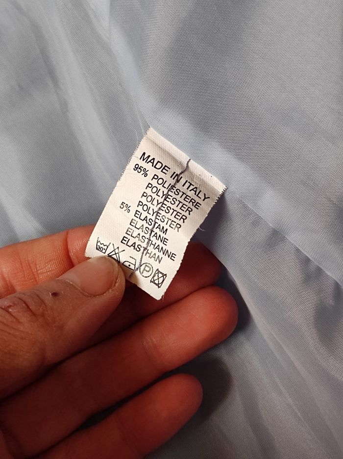 Manteau bleu mi saison taille unique - photo numéro 5