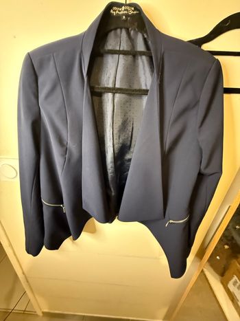 Blazer bleu marine cache-cache