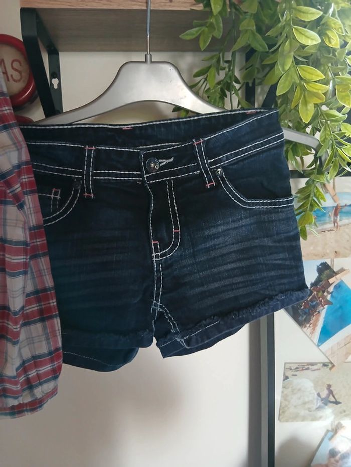 Chemise cyrillus short denim et cloth 12 ans - photo numéro 3