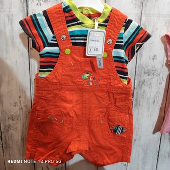 Ensemble salopette 1 mois ref EG1M1