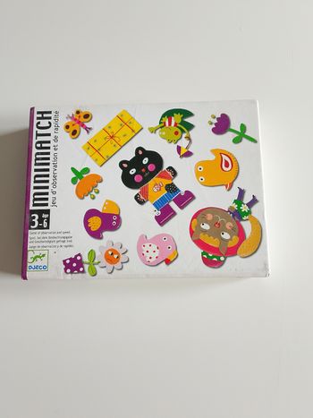 Minimatch jeu d'observation et de rapidité Djeco complet 
