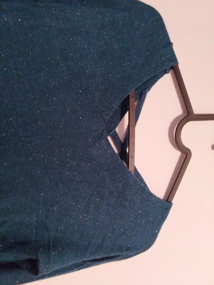 Robe bleu canard pailletée Etam - photo numéro 2