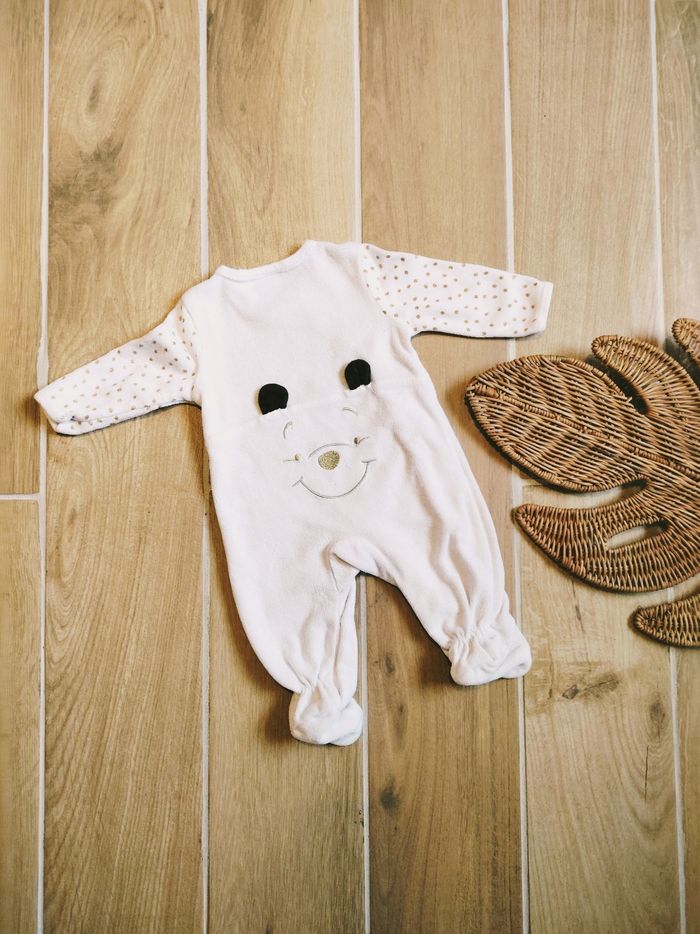 🐻Orchestra Pyjama Grenouillère / Dors-bien Disney baby Winnie l'ourson - Taille 3 mois - photo numéro 2