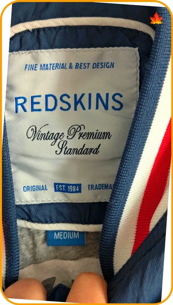 Veste blouson teddy homme Redskins M - photo numéro 4