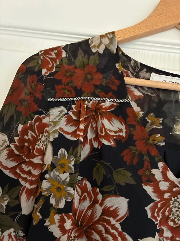 Blouse fleurie Promod - photo numéro 2