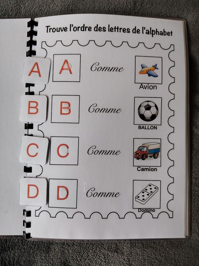 Livret d'activité l'alphabet conçu pour les enfants 2 ans et plus - photo numéro 3
