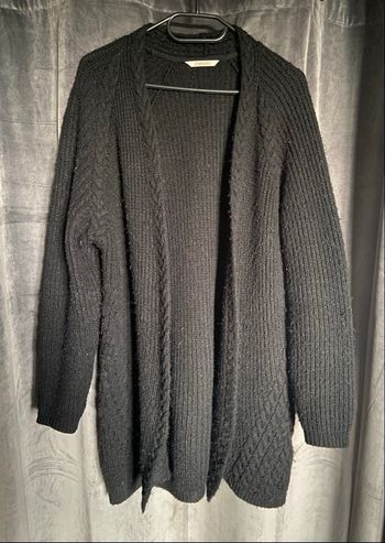 Cardigan long ouvert chaud