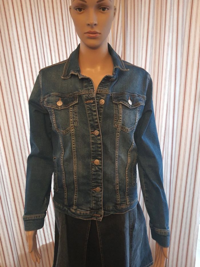 Belle Veste en Jean Groggy JBC taille S