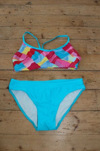 Jolie maillot de bain bleu Decathlon