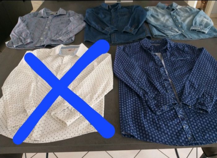 Chemises (Lot de 4 ) Neuf - photo numéro 2