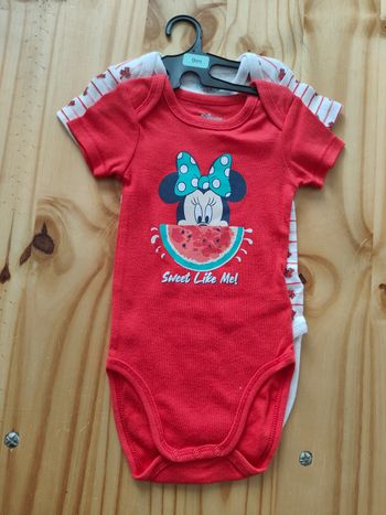 Lot body fille rouge Disney