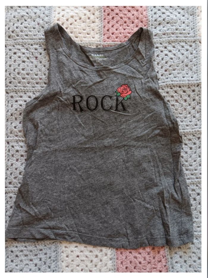 Débardeur rock 8 ans