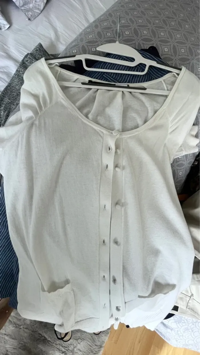 Cardigan Blanc - photo numéro 8