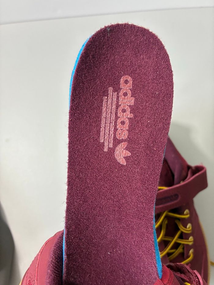 Baskets Adidas forum low femme bordeaux et marron 38 neuves - photo numéro 8