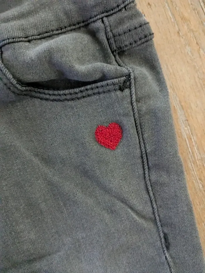 Jeans 4 ans coeur - photo numéro 4