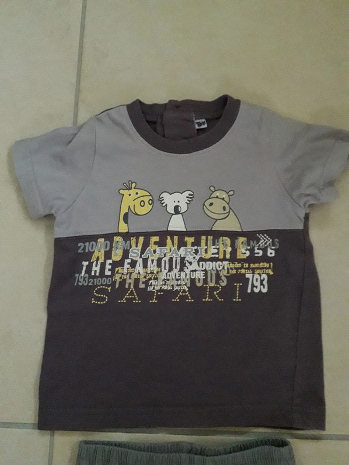 Lot Pantalon + T-shirt - 6 mois - photo numéro 5