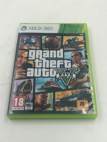 Jeu vidéo GTA 5 sur console Xbox 360