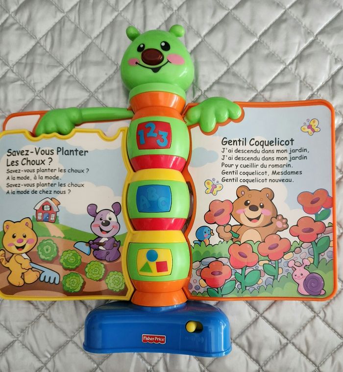 Livre comptines chenille fisher price - photo numéro 5