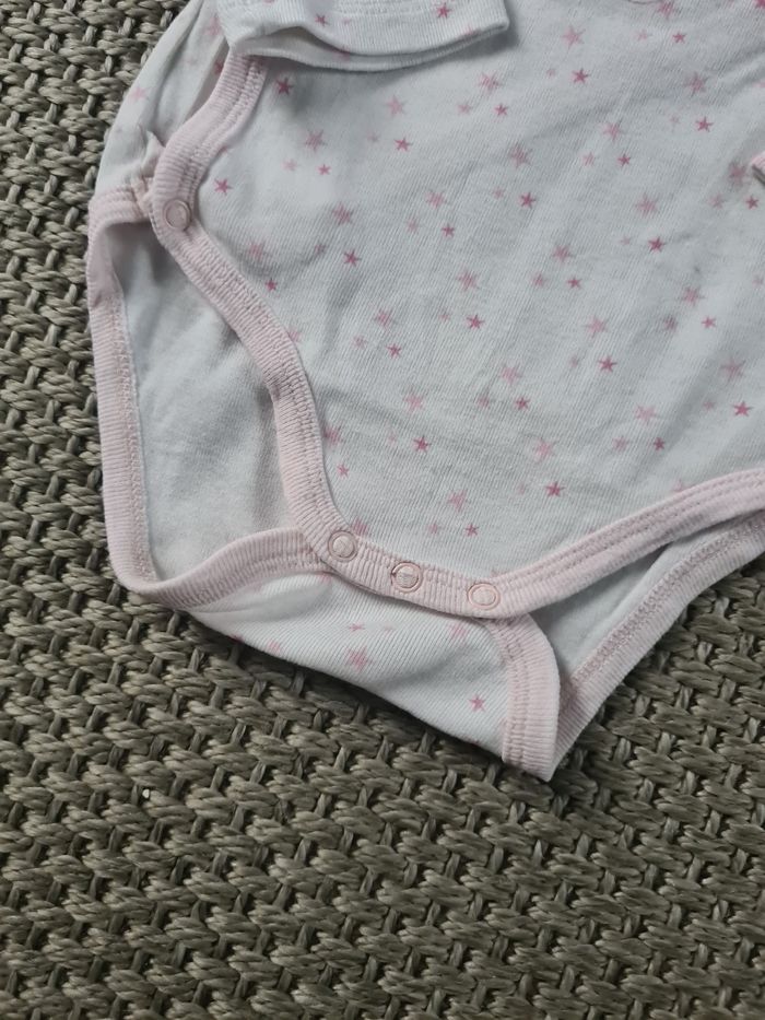 Lot de 2 bodies manches longues fille - 3 mois - photo numéro 5