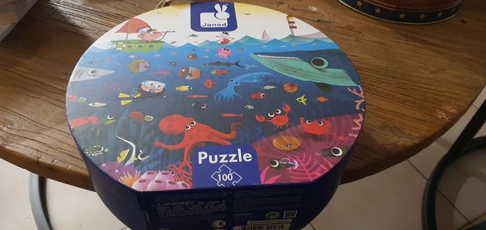 Puzzle janod 100 pièces mer océan - photo numéro 2