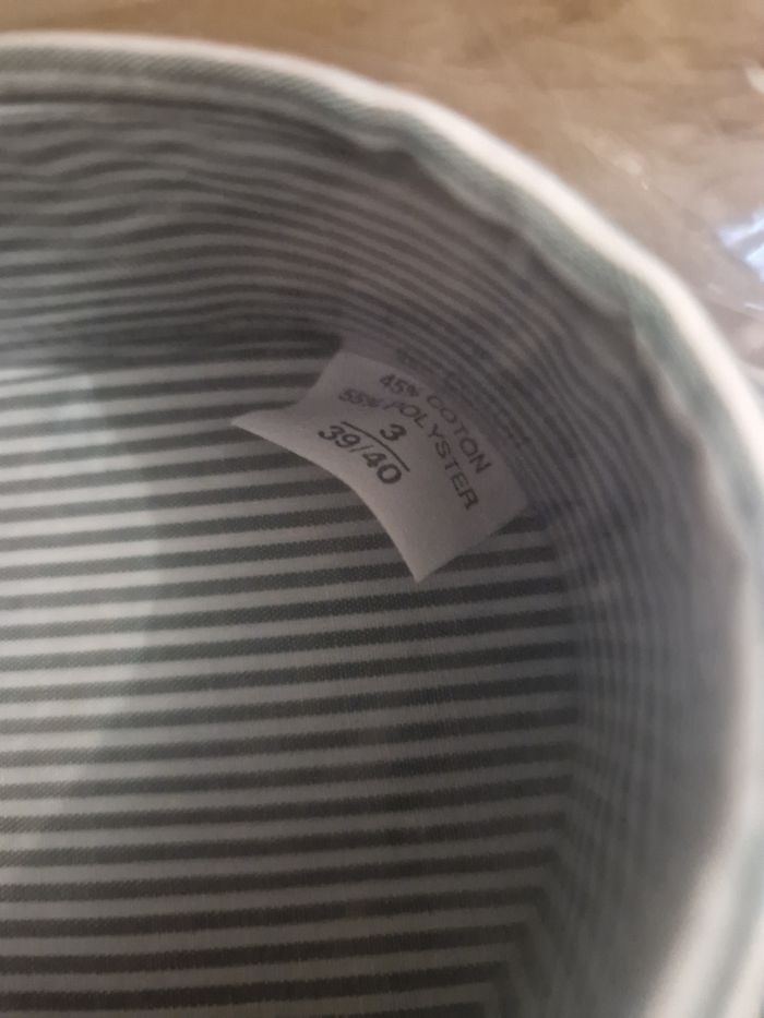 Lot de 2 chemises neuves T39/40 - photo numéro 6