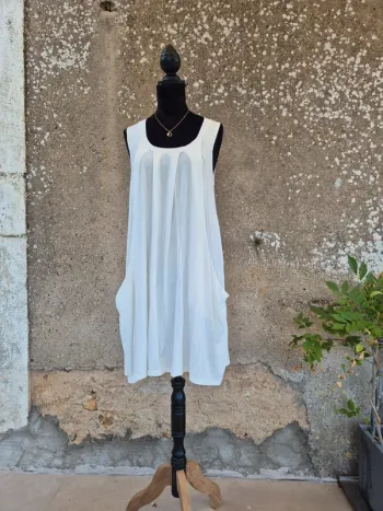 Robe / Tunique crème Taille unique ~40/42