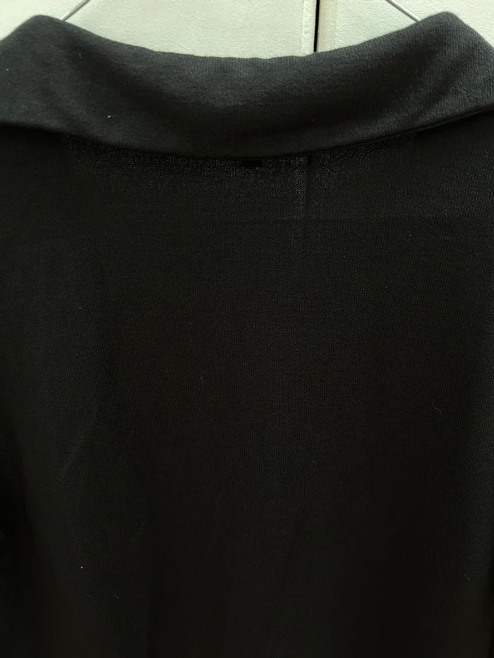 Blouse t-shirt Elisa viscose Carol noir - manches 3/4 taille xs - photo numéro 6