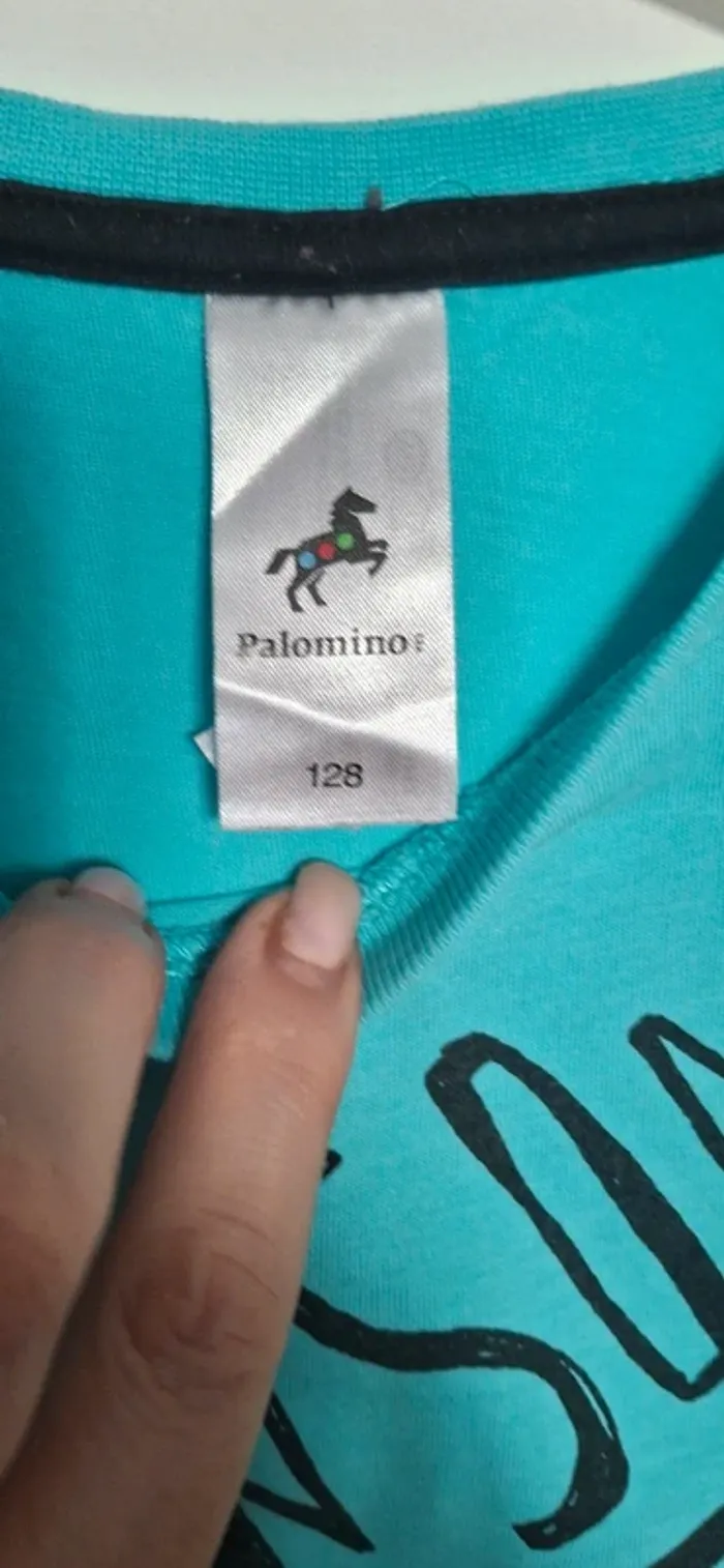 T-shirt Turquoise à Motif de Requin Palomino 🌟 - photo numéro 4