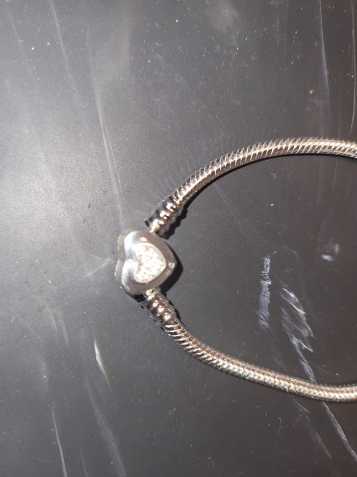 Bracelet Chaîne élégante en argent S925 Taille 18 - photo numéro 4