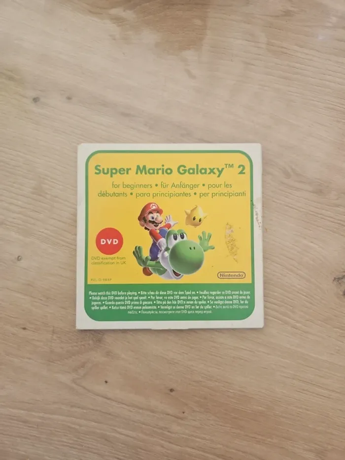 Super mario galaxy 2 Nintendo wii dvd